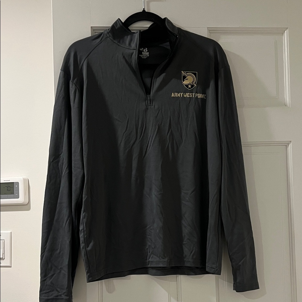 Black Army West Point Pullover Quarter Zip